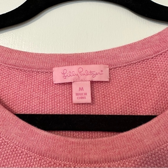 Lilly Pulitzer Merino Wool Tie Waist Tunic Sweater - Picture 2 of 6